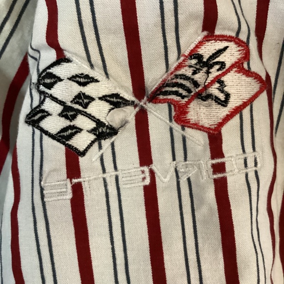 Corvette WinnerMate Colorblock Windbreaker Black/Red Jacket size XL - Picture 9 of 10